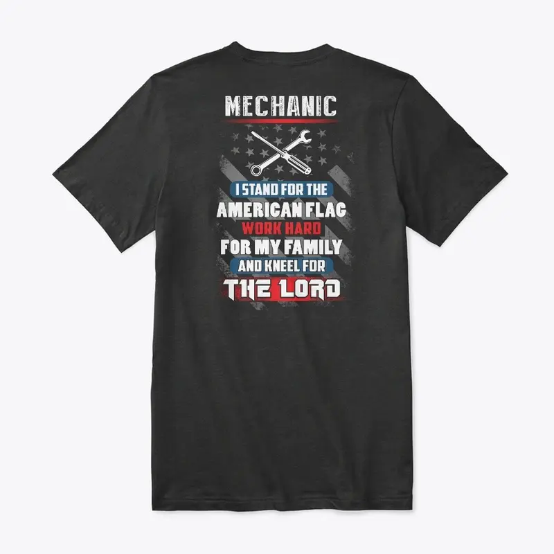 Mechanic I Kneel For The Lord Shirt 