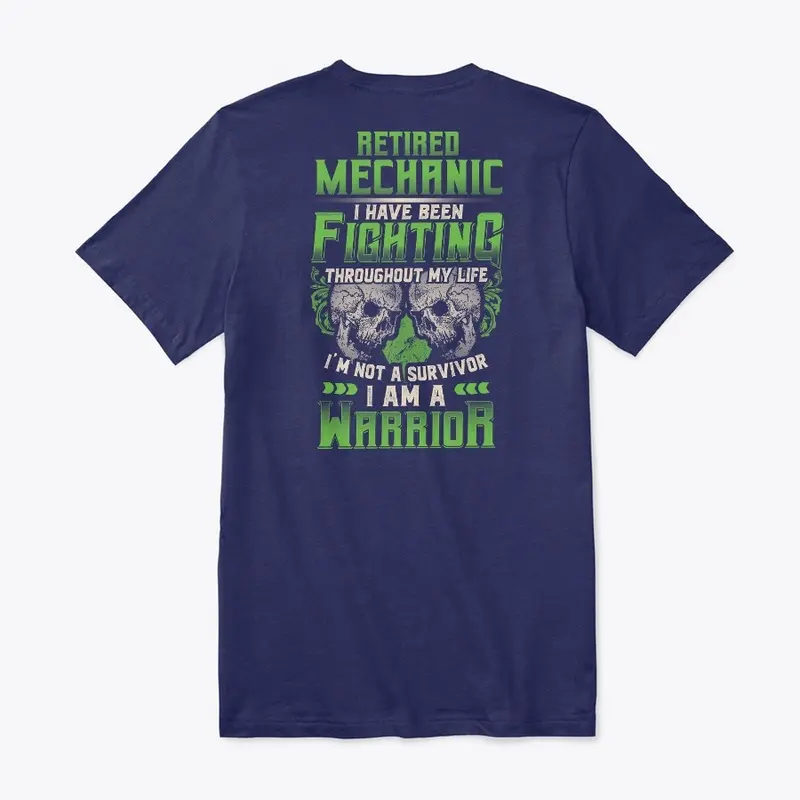 Retired Mechanic Warrior Shirt 