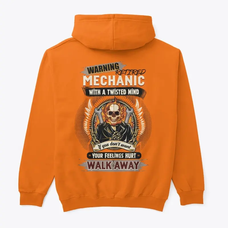 Retired Mechanic Warning Shirt