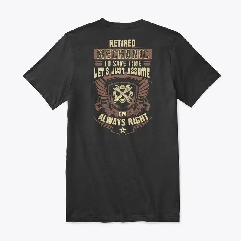 Retired Mechanic Shirt 