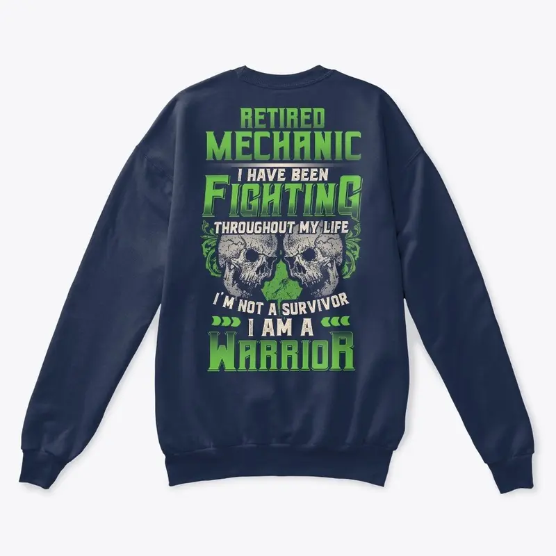 Retired Mechanic Warrior Shirt 