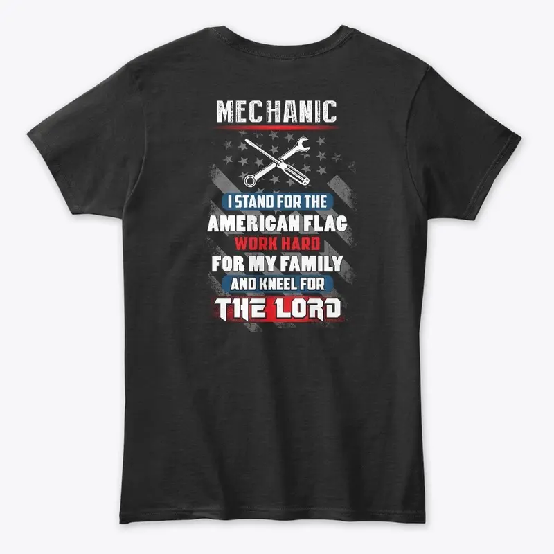 Mechanic I Kneel For The Lord Shirt 