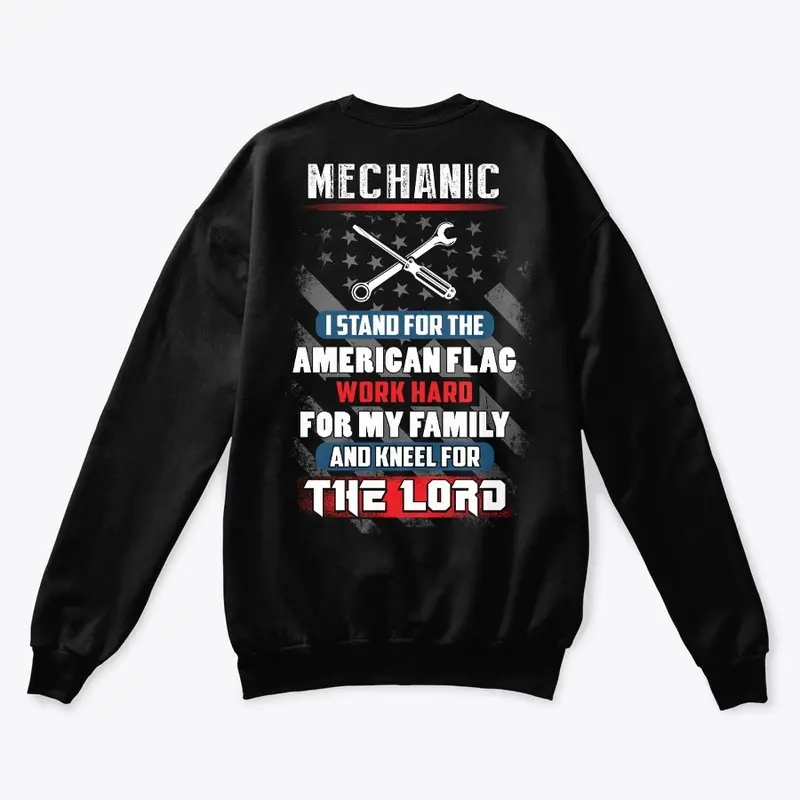 Mechanic I Kneel For The Lord Shirt 