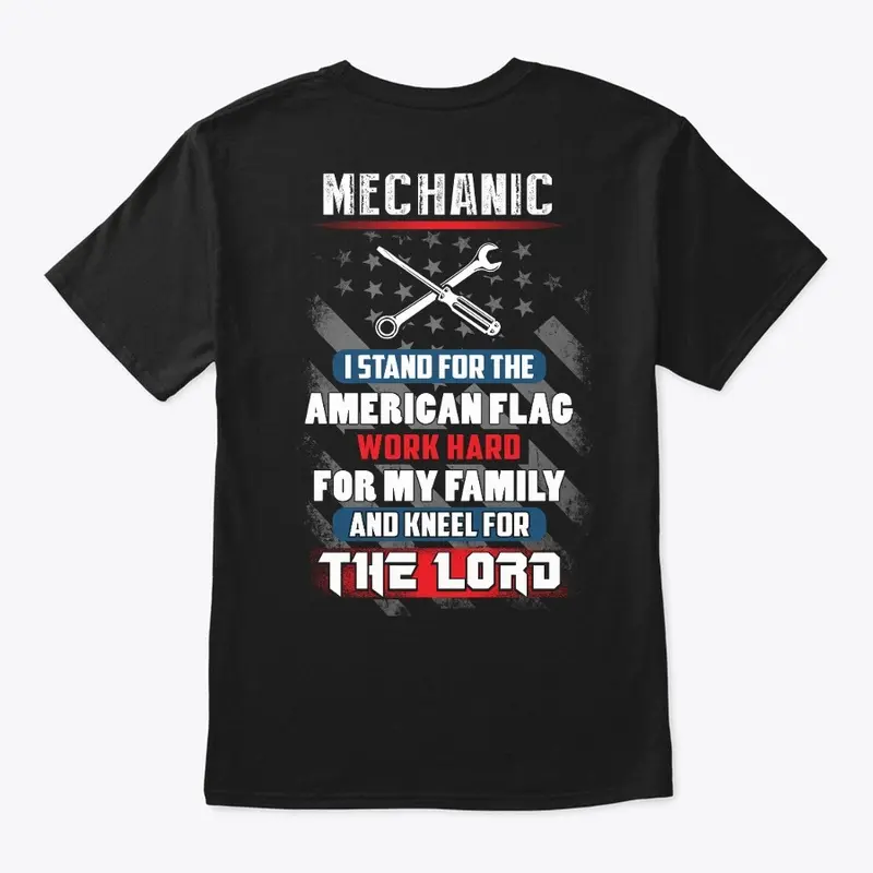 Mechanic I Kneel For The Lord Shirt 