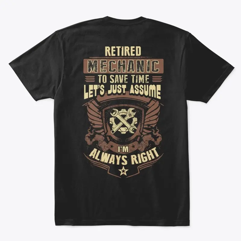 Retired Mechanic Shirt 