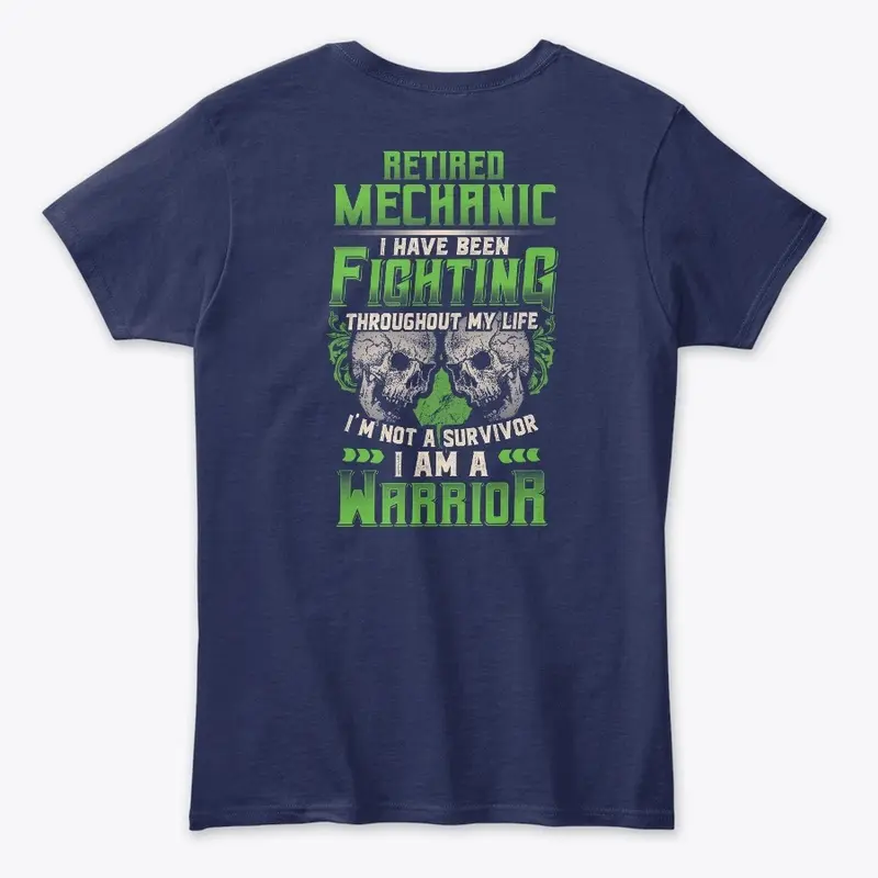 Retired Mechanic Warrior Shirt 