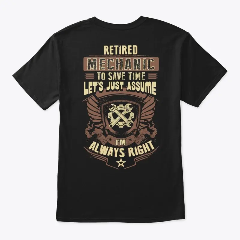 Retired Mechanic Shirt 