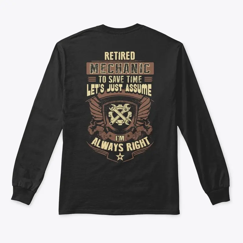 Retired Mechanic Shirt 