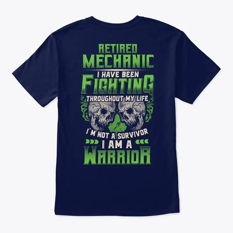 Retired Mechanic Warrior Shirt 