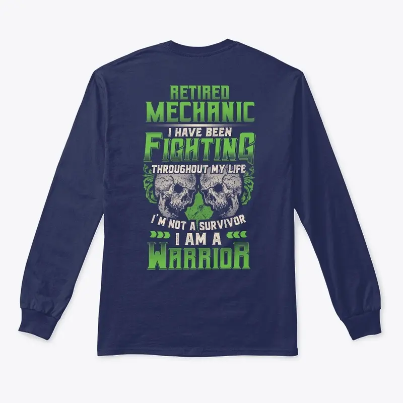 Retired Mechanic Warrior Shirt 