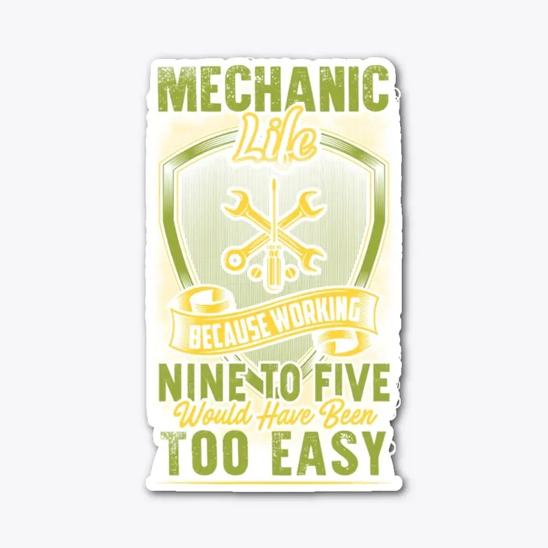 Mechanic Nine To Five Shirt 