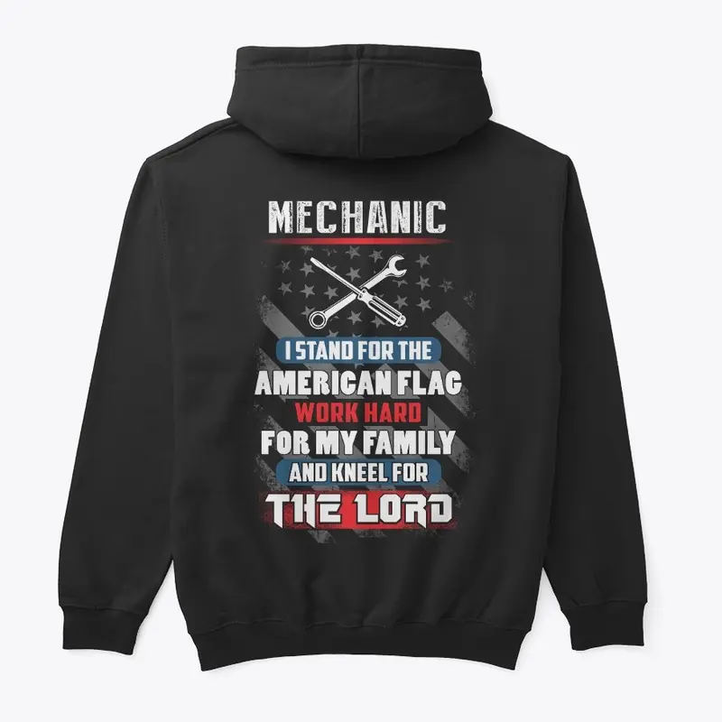 Mechanic I Kneel For The Lord Shirt 