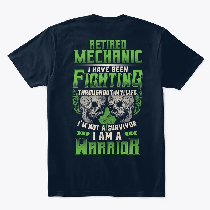 Retired Mechanic Warrior Shirt 