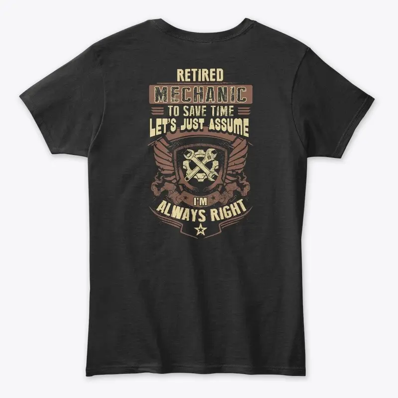 Retired Mechanic Shirt 