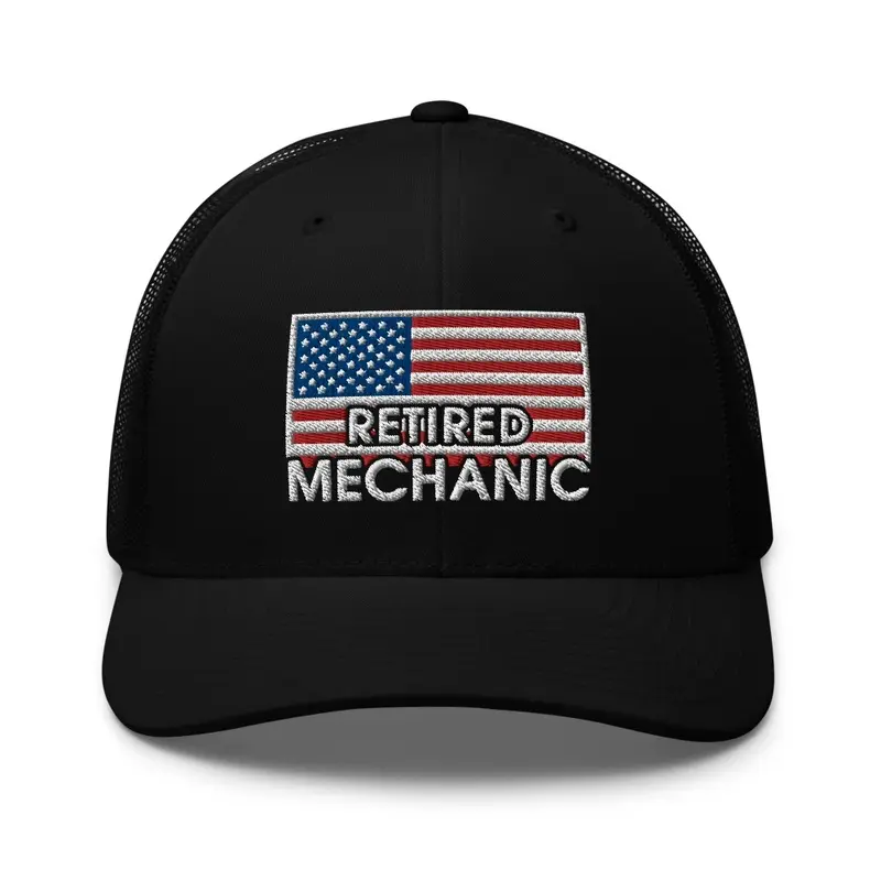 Proud Retired Mechanic Cap 